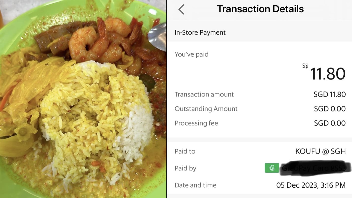 S.80 for a plate of Nasi Padang at SGH: ‘Unbelievable price’ says diner